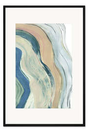 Gerahmter Kunstdruck Wellen