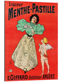 Aluminium print Menthe Pastille