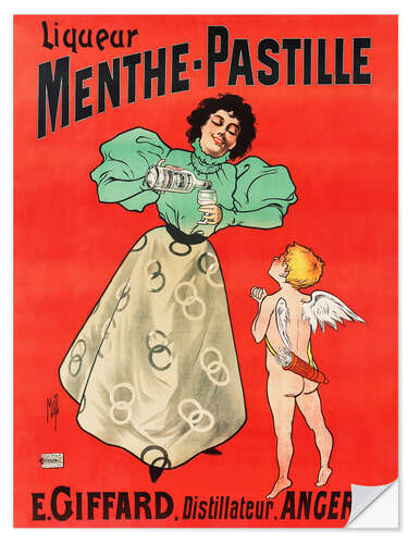 Wandsticker Menthe Pastille