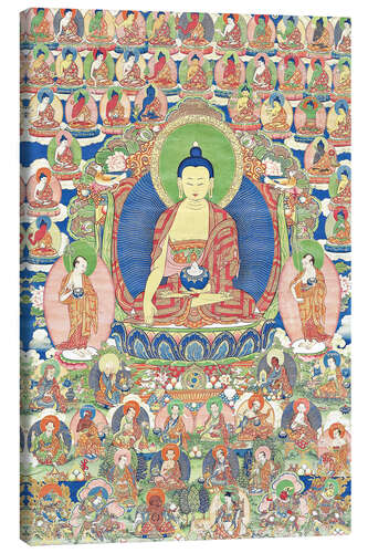 Canvas-taulu Fine thangka from Shakyamuni