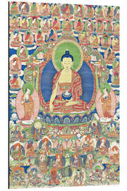 Magnettafel Feines Thangka von Shakyamuni