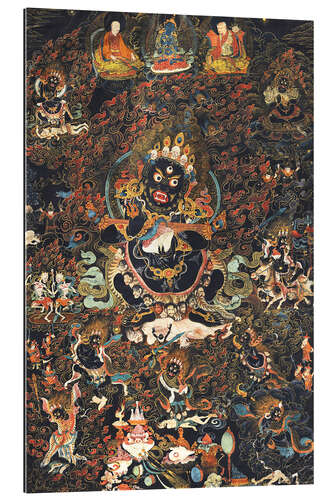 Galleriataulu Black thangka