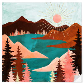 Wall sticker Retro Lake