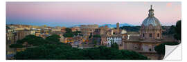 Selvklebende plakat Panoramic Rome