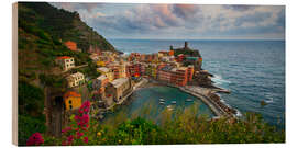 Quadro de madeira Vernazza, Itália