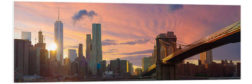 Tableau en PVC Panorama de Brooklyn