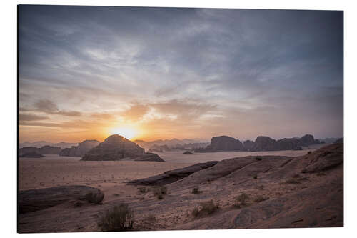 Cuadro de aluminio Desierto, ocaso