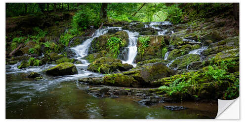 Wandsticker Wasserfall im Harz