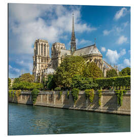 Alubild Paris, Kathedrale Notre Dame an der Seine