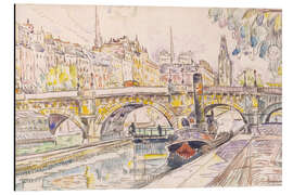 Magnettafel Schlepper an der Pont Neuf, Paris