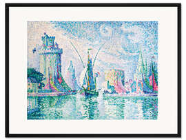 Gerahmter Kunstdruck Der grüne Turm, La Rochelle