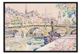 Gerahmter Kunstdruck Le Pont Neuf in Paris