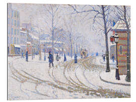 Gallery Print Schnee, Boulevard de Clichy, Paris