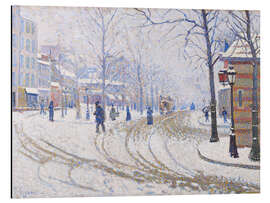 Magnettafel Schnee, Boulevard de Clichy, Paris