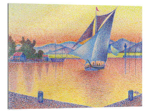 Gallery print Harbor in the sunset (study)