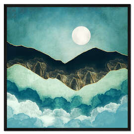 Gerahmter Kunstdruck Mondnebel