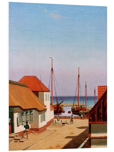 Hartschaumbild Hafen von Dragør