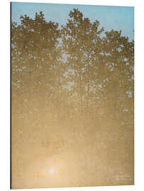 Magnettafel Sonnenuntergang, Fontainebleau