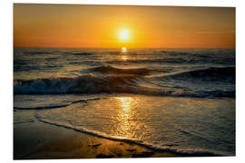 Foam board print Sunset on the Baltic Sea