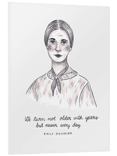 PVC print Emily Dickinson - quote