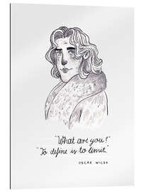 Gallery print Oscar Wilde - cytat