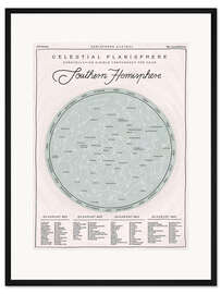 Gerahmter Kunstdruck Himmelssphäre