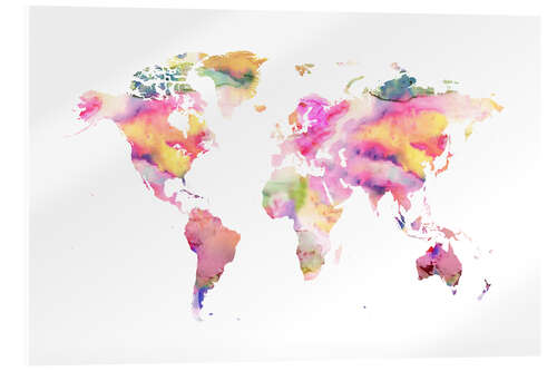 Acrylglas print Colorful World