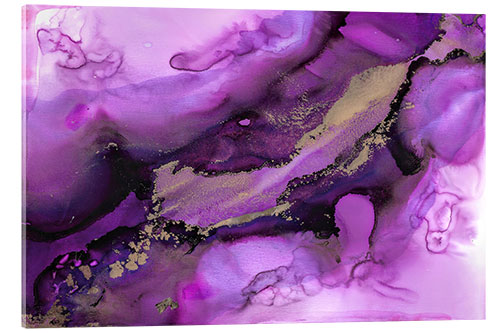 Acrylglasbild Ethereal Purple