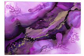 Foam board print Ethereal Purple