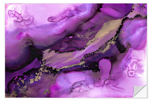 Vinilo para la pared Ethereal Purple