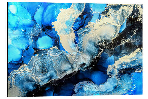 Tableau en aluminium Eau glacée