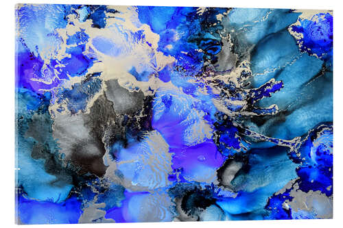 Acrylglasbild Frosted Blue