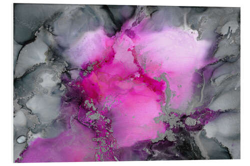 Foam board print Stormy Pink