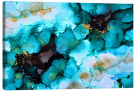 Canvas print Turquoise Borealis