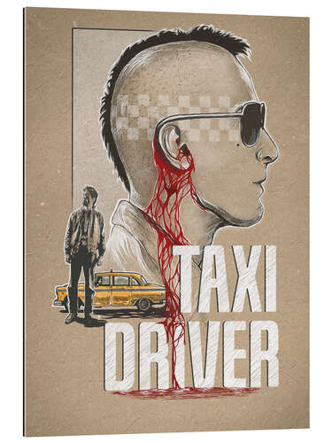 Cuadro de plexi-alu Taxi Driver