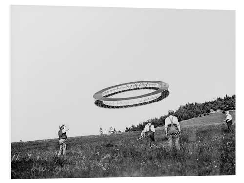 Hartschaumbild Alexander Graham Bell's Flugdrachen