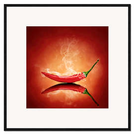 Impression artistique encadrée Épicé