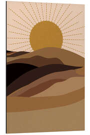 Magnettafel Aufgehende Sonne