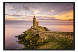 Gerahmter Kunstdruck Fort du Petit Minou