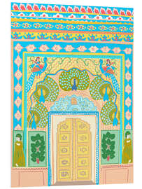 Foam board print Peacock Gate in Jaipur