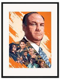 Gerahmter Kunstdruck Sopranos