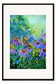 Gerahmter Kunstdruck Echinaceas
