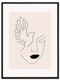 Gerahmter Kunstdruck Lady bird