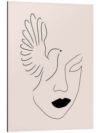 Magnettafel Lady bird