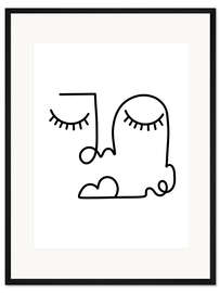 Gerahmter Kunstdruck Sleeping beauty