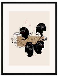 Gerahmter Kunstdruck Be on the watch