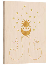 Wood print New Beginnings