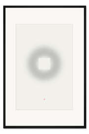 Gerahmter Kunstdruck Geld - Chinesische Münze