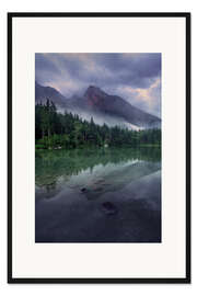 Gerahmter Kunstdruck Ruhe am Morgen