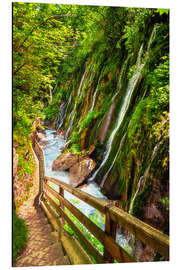 Magnettafel Spaziergang in Bruchtal